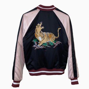 Aritzia Golden TNA Horine Bomber Jacket Tiger